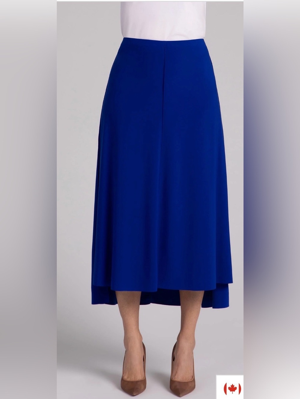 Sympli | Flounce A-Line MIDI Skirt
